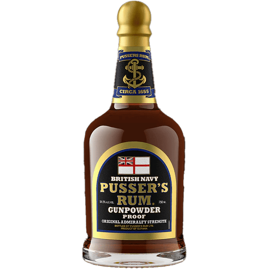 Pusser's British Navy Rum Gunpowder Proof